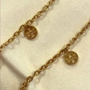 Tory Burch Long charm rosary necklace